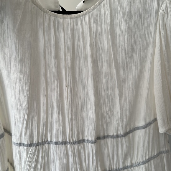 EUC Erdem Lilwen gathered crepon blouse US 12/UK 16 - Picture 9 of 11